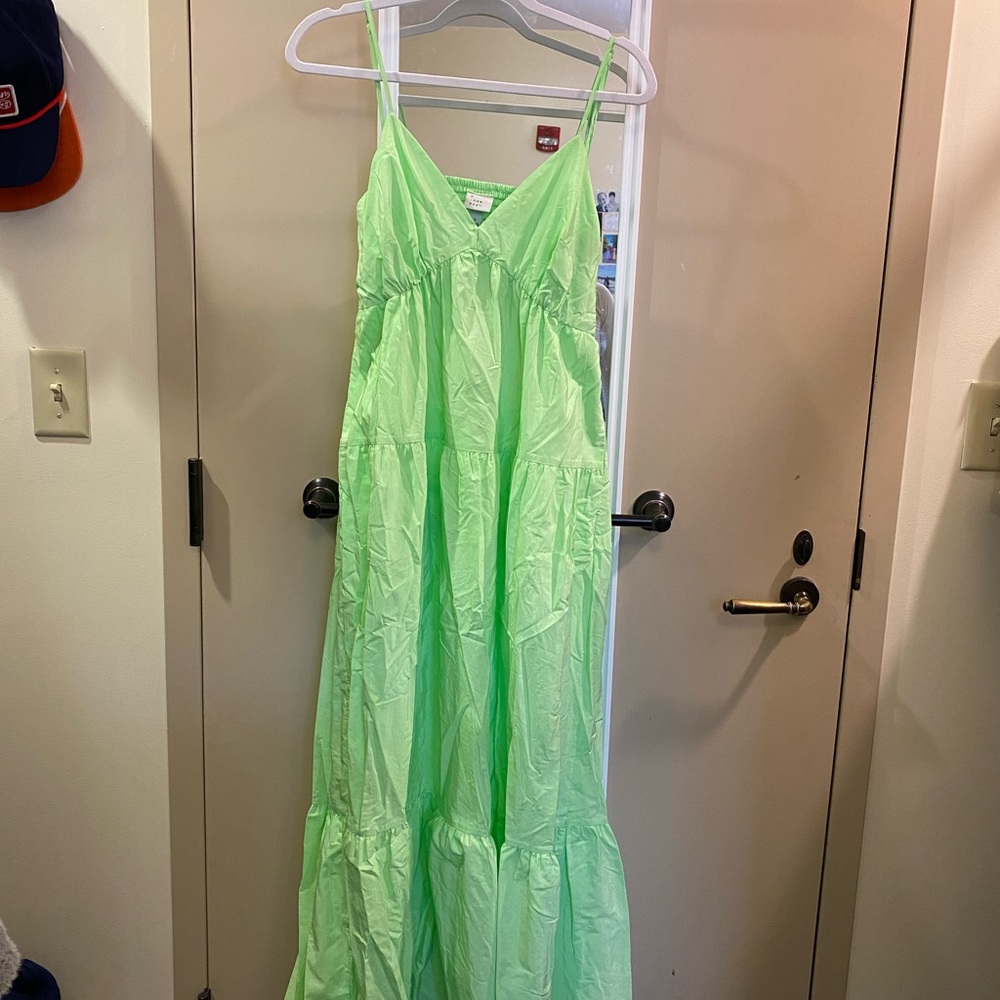 Lime Green Maxi Dress